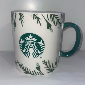 Large Green Starbucks Holiday Mug